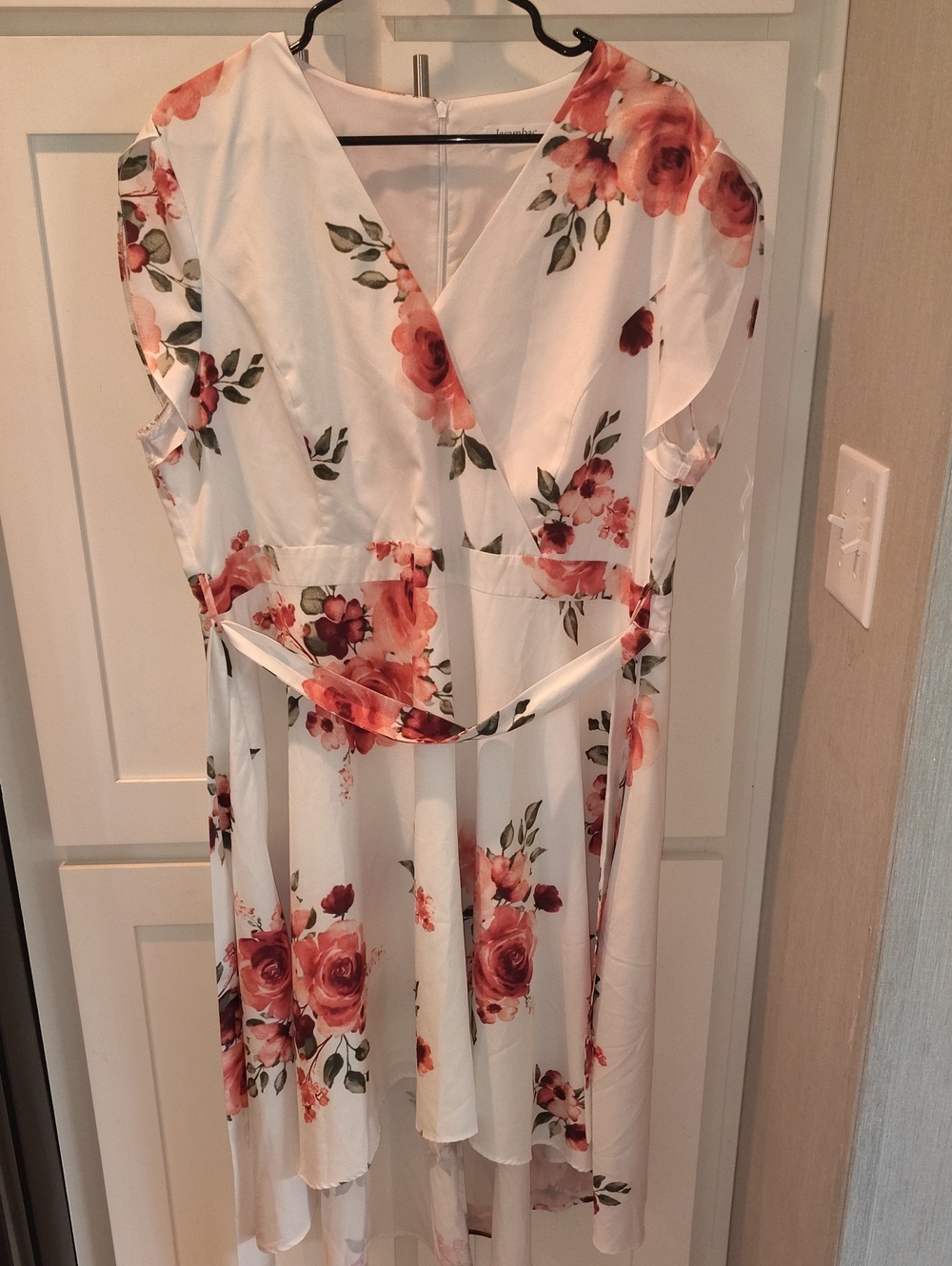 Floral High-Low Wrap Dress Tag States 2XL NOT TRUE TO SIZE